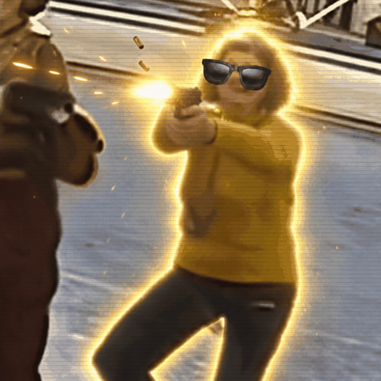 PRE-REFLEX EVENT animated golden aura meme