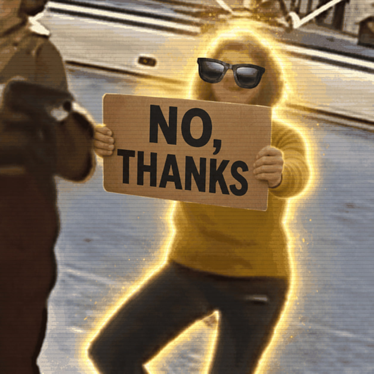SYMMETRY THEORY animated golden aura meme